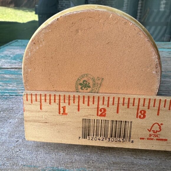 VTG Terrecotte Lotti Drink Pitcher 8" Italian Terracotta Wine Water Jug Yellow - Picture 11 of 12